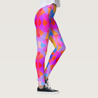 Legging Arte Abstrata Multicolorida