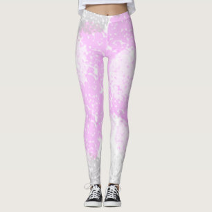 Legging Arte Abstrata Pastel Rosa Cinza Minimalismo