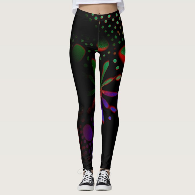 Legging arte abstrato (Frente)