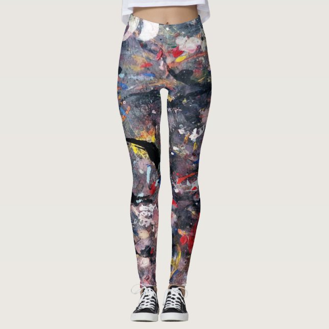 Legging arte aleatória (Frente)