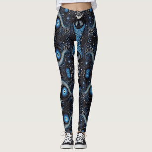 Legging Arte asteca vibrante, refletindo a cultura