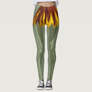 Legging Arte de Animação Espiritual Gótico Assustador