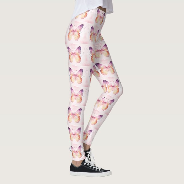 Legging Arte de Borboleta em Aquarela (Direita)