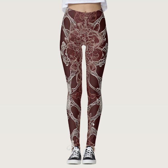 Legging Arte de Chocolate Lace (Frente)