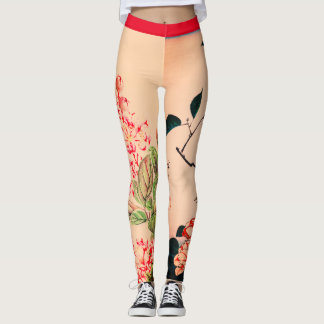 LEGGING ARTE DE FLOR JAPONÊS IMPRESSOS
