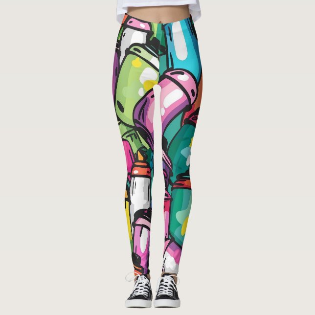 Legging Arte de Grafite (Frente)