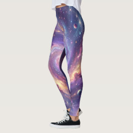 Legging Arte de Nebulosa Espiral da Galáxia Cósmica