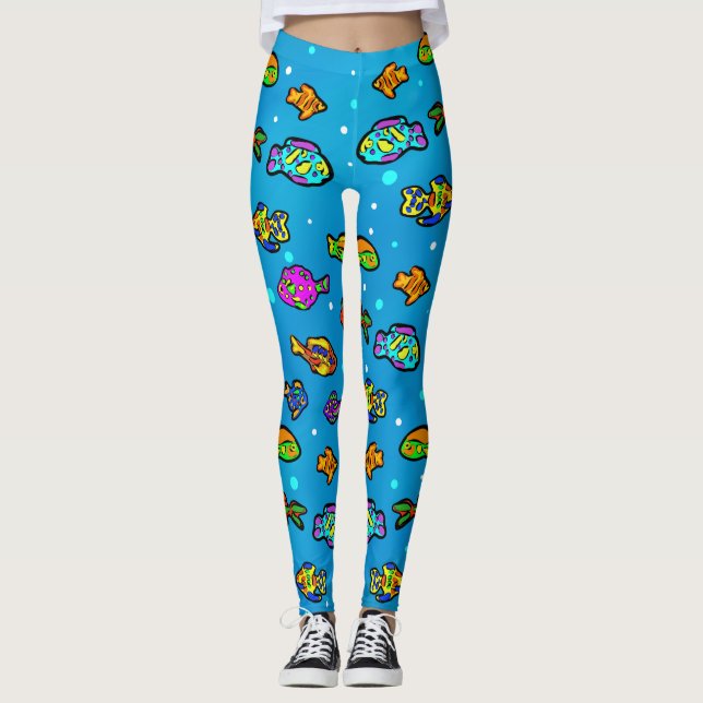 Legging Arte de Peixe (Frente)