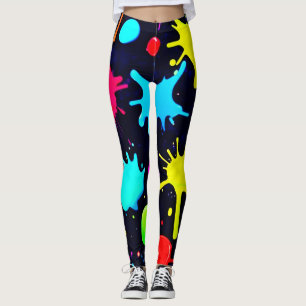Legging Arte de respingo explosivo