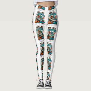 Legging Arte de Tênis de Corrida Retro no Estilo Legend Pa