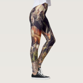 Legging Arte do Guana Laranja