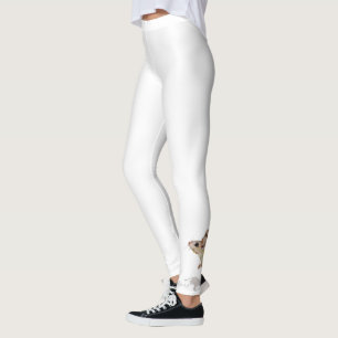 Legging Arte do rato do divertimento no desgaste do