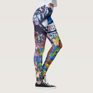 Legging Arte do steet dos grafites