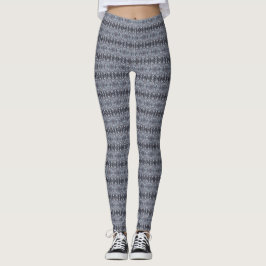 Legging Arte em Aquarela Abstrata Azul Escuro Respirar