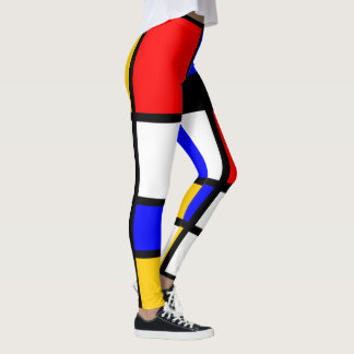 Legging Arte Estilo Mondrian