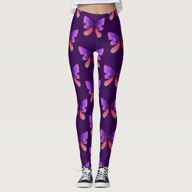 Legging Arte Fantástico da Natureza Personalizado (Frente)
