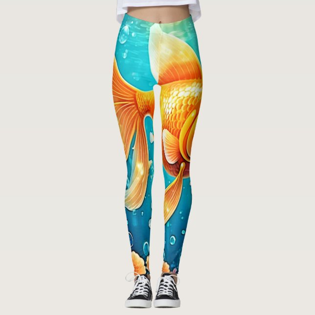 Legging Arte Goldfish Submarino (Frente)