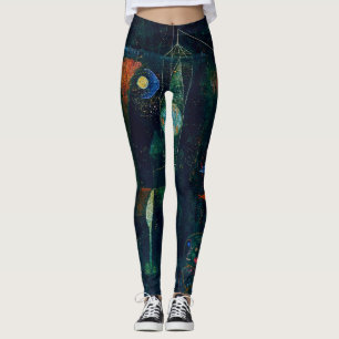 Legging Arte Gráfica Pintura Abstrata Magia dos Peixes de
