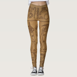Legging Arte Hieroglífica Egípcia