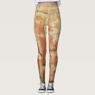 Legging Arte incomum e design mulheres esticam pernas