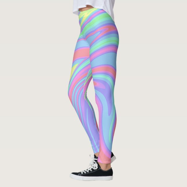 Legging Arte Marble Holográfica Cura (Esquerda)