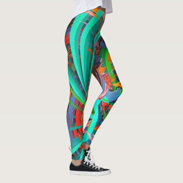 Legging Arte Mística Abstrata (Direita)