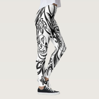 Legging Arte Monocromático Inspirado na Natureza