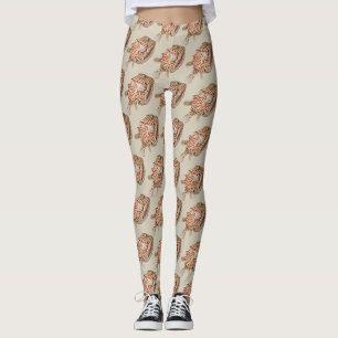 Legging Arte Náutica Vintage de Caixa-Vermelha de Ernst Ha