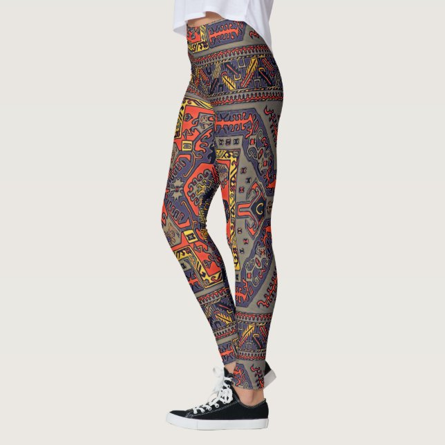 Legging Arte popular armênia (Esquerda)