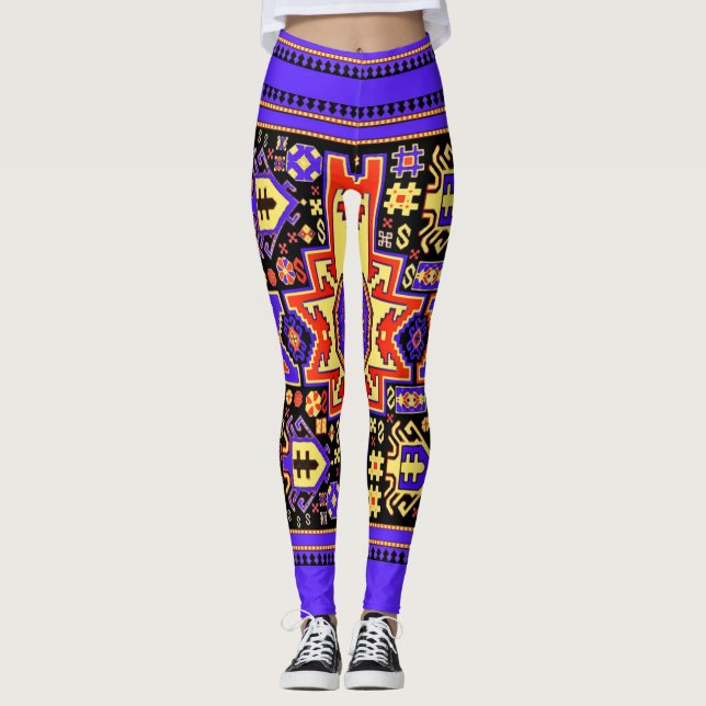 Legging Arte tradicional armênia (Frente)