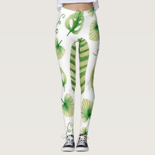Legging Arte tropical colorida