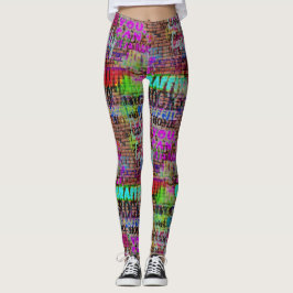 Legging Arte Urbana de Rua Grafite