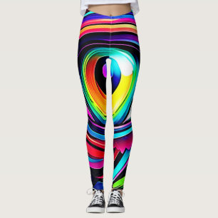 Legging Arte Vibrante de Olho Psicodélico