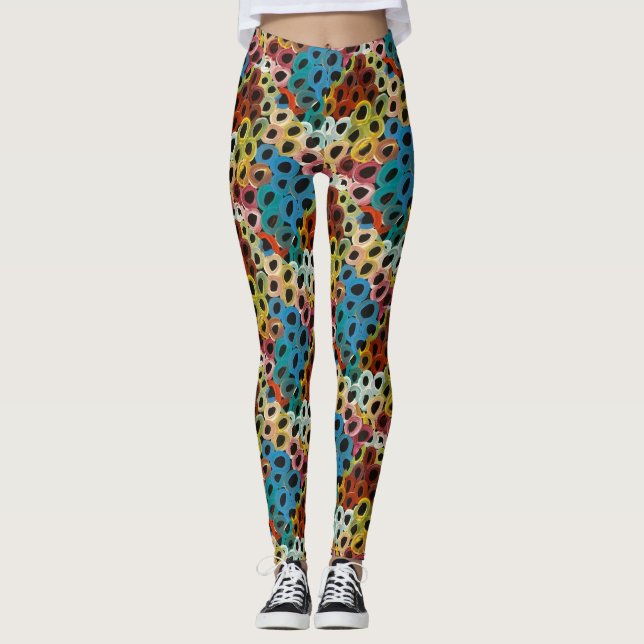 Legging Artistas aborígenes australianos Boutique Soakage (Frente)