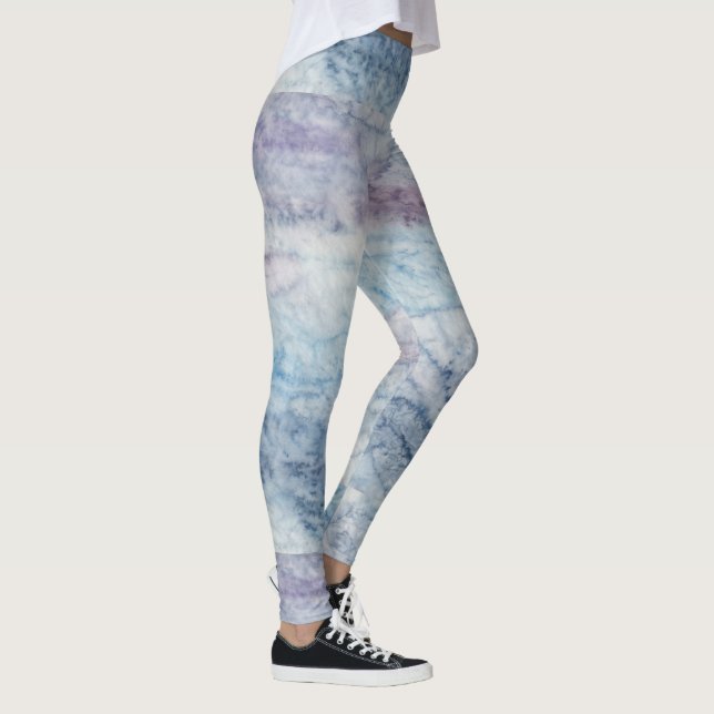 Legging Artistic Abstract Psychedelic Color Burst Opaque (Direita)