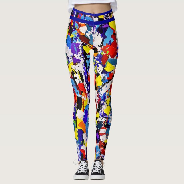 Legging Artsy Abstrato (Frente)