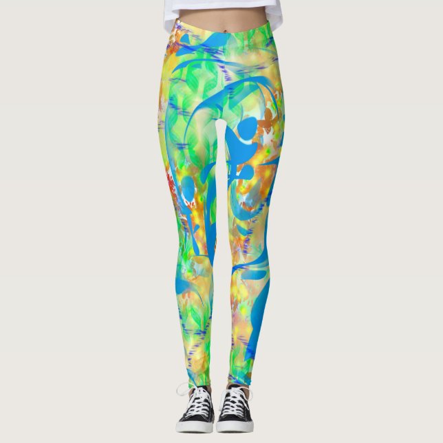 Legging Artsy Galore CBDOilPrincess (Frente)