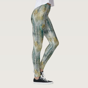 Legging Árvore Birch Sem Fim Árvore Sonhadora Árvores Mist