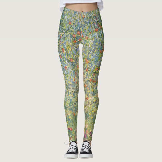 Legging Árvore da Apple Gustav Klimt (Frente)