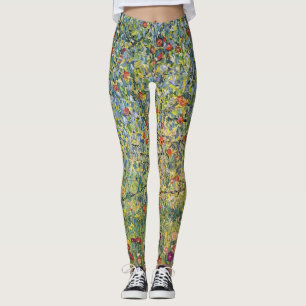 Legging Árvore da Apple por Gustav Klimt, Vintage Art Nouv