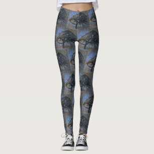 Legging Árvore da Apple, versão pontilhista de Piet Mondri