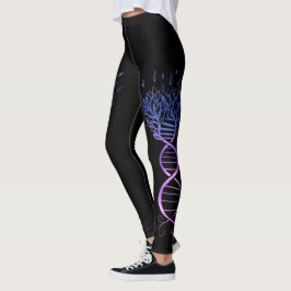 Legging Árvore da Vida DNA Strand Genealogia Árvore