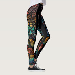 Legging Árvore da Vida Rapariga Poder e Amor