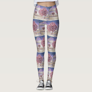 Legging Árvore de Amor com Coração em Água