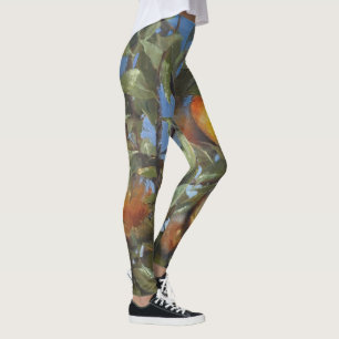 Legging Árvore de Fruta de Câncer Linda Arte Original
