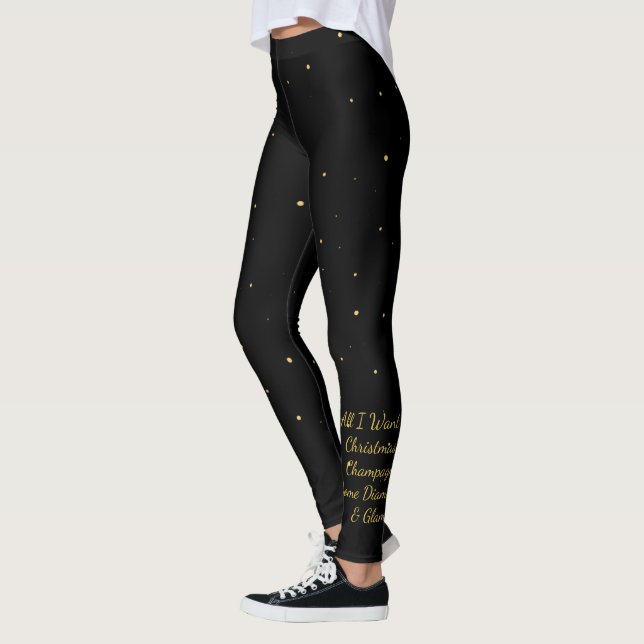 Legging Árvore de Leopardo Chic de Férias (Esquerda)