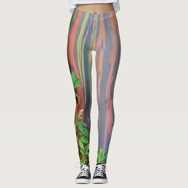 Legging Árvore Eucalipto Arco-íris (Frente)