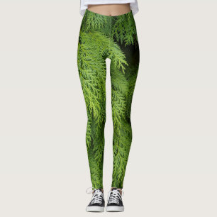 Legging Árvores ciprestes