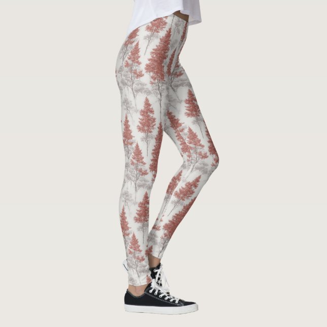 Legging Árvores japonesas caem no inverno (Direita)