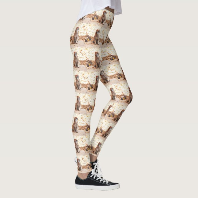 Legging As caneleiras das mulheres do "amendoim" (Direita)